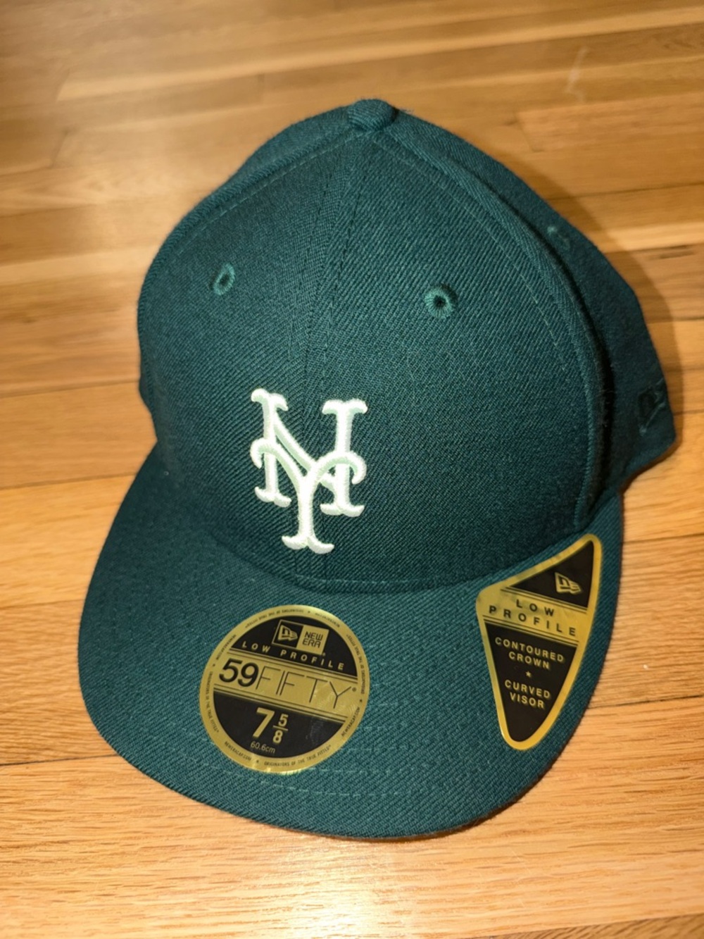 Kith New Era 59FIFTY Dark Green/White NY Cap